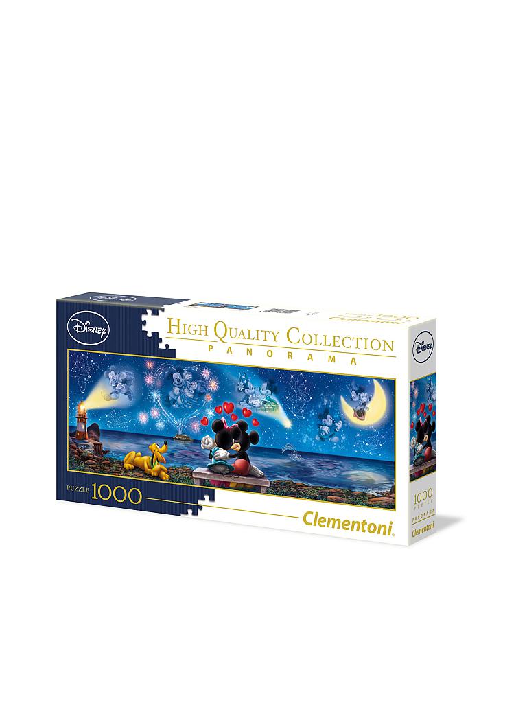 CLEMENTONI | Panorama-Puzzle - Mickey und Minnie (1000 Teile) | keine Farbe