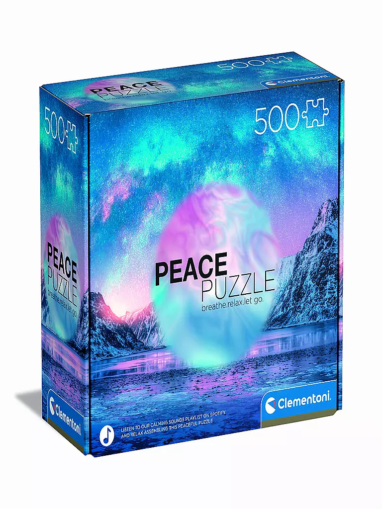 CLEMENTONI | Puzzle - Peace Light Blue 500 Teile | keine Farbe