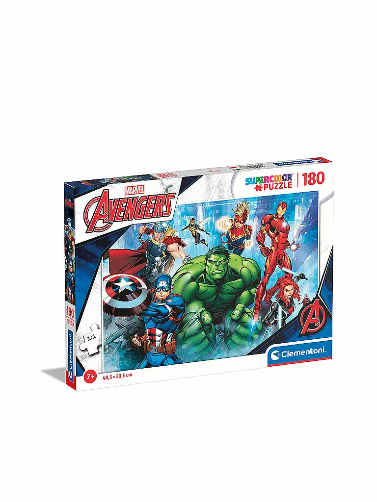 CLEMENTONI Puzzle - Supercolor Marvel The Avengers 180 Teile keine Farbe