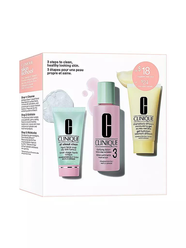 CLINIQUE | Geschenkset - Intro Kit Hauttyp 3 Set 2x30ml / 60 ml | keine Farbe