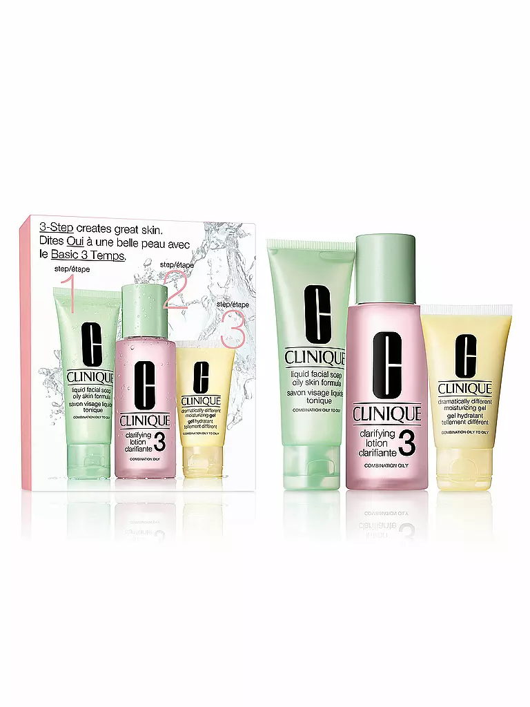 CLINIQUE | Gesichtspflegeset - "Set HT 3" Liquid Soap mild - Clarifying Lot. 3 inkl. DDML | keine Farbe