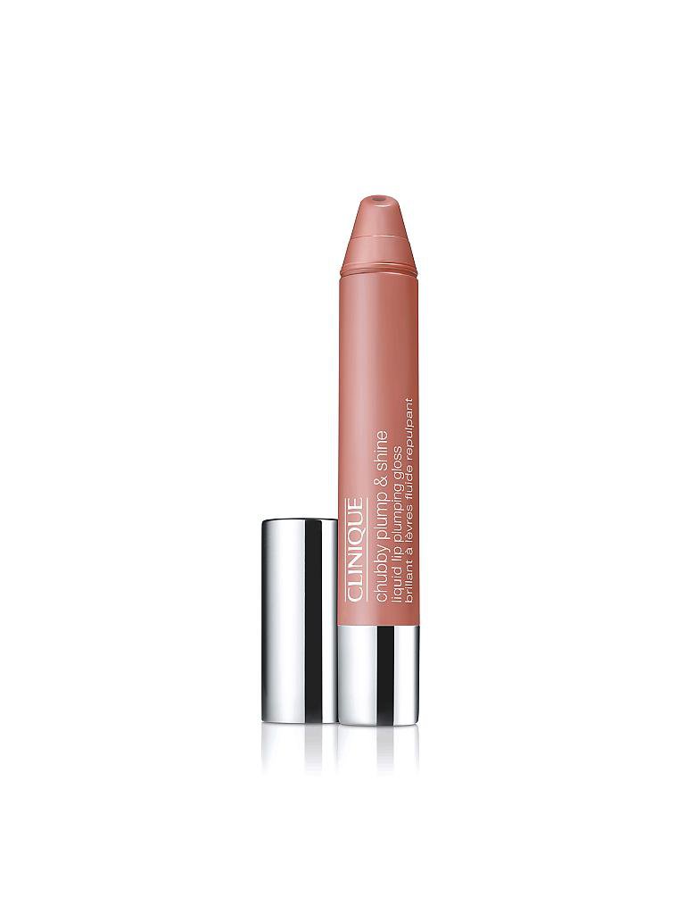 CLINIQUE | Lippenstift - Chubby Plump and Shine Liquid Lip Pluming Gloss (01 Normous Nude) | beige