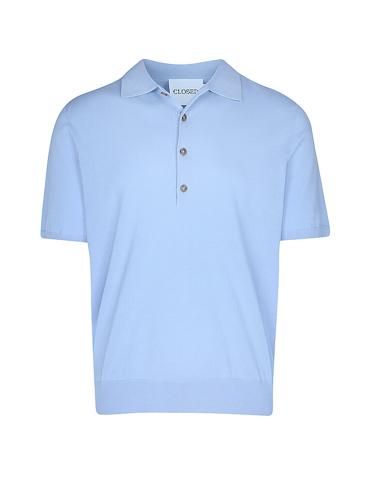CLOSED Strickpoloshirt  blau | M
