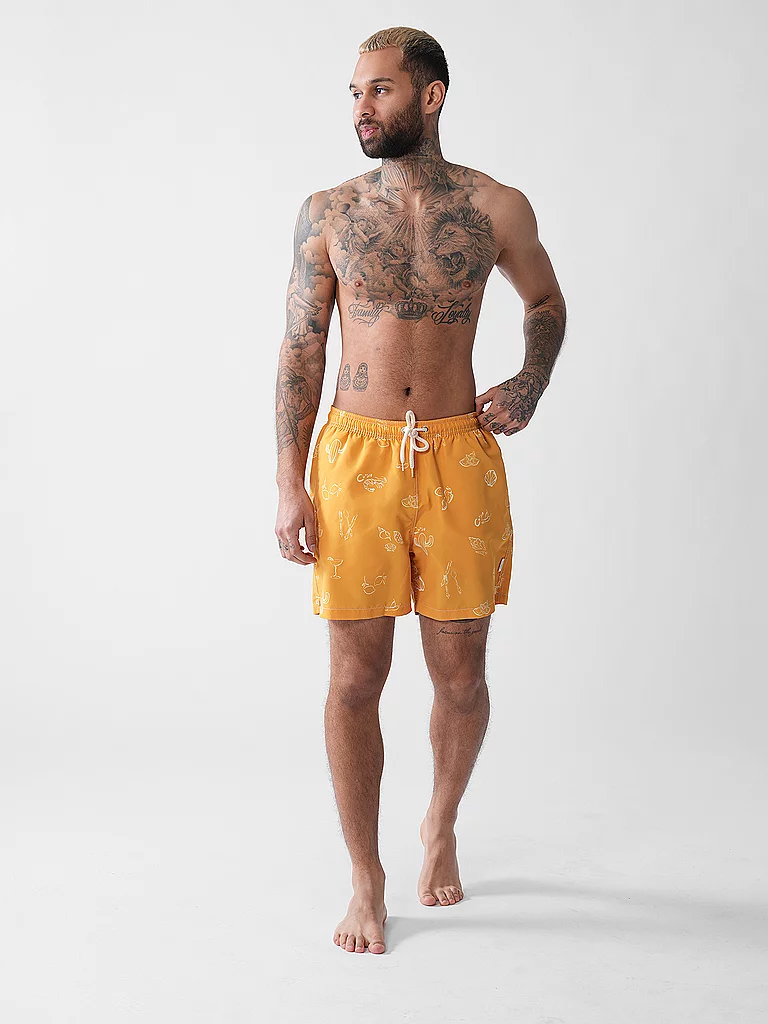 CLOSED Badeshorts  gelb   XL herren 2