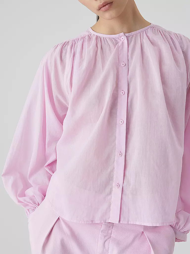 CLOSED | Bluse GATHERED | rosa