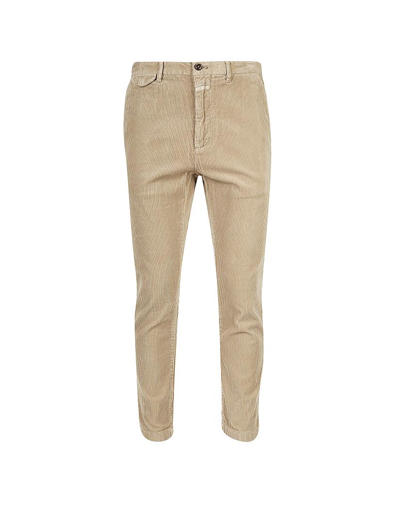 CLOSED | Cordhose Cropped-Fit "Atelier" | beige