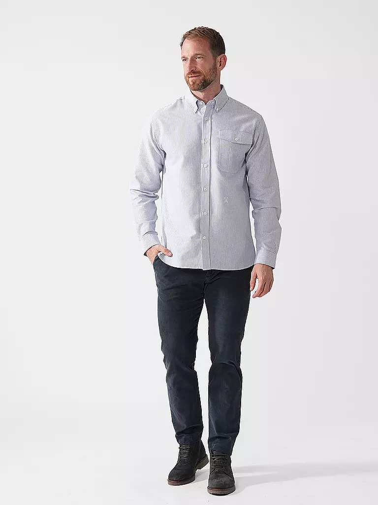 CLOSED | Cordhose Slim Fit CLIFTON | blau