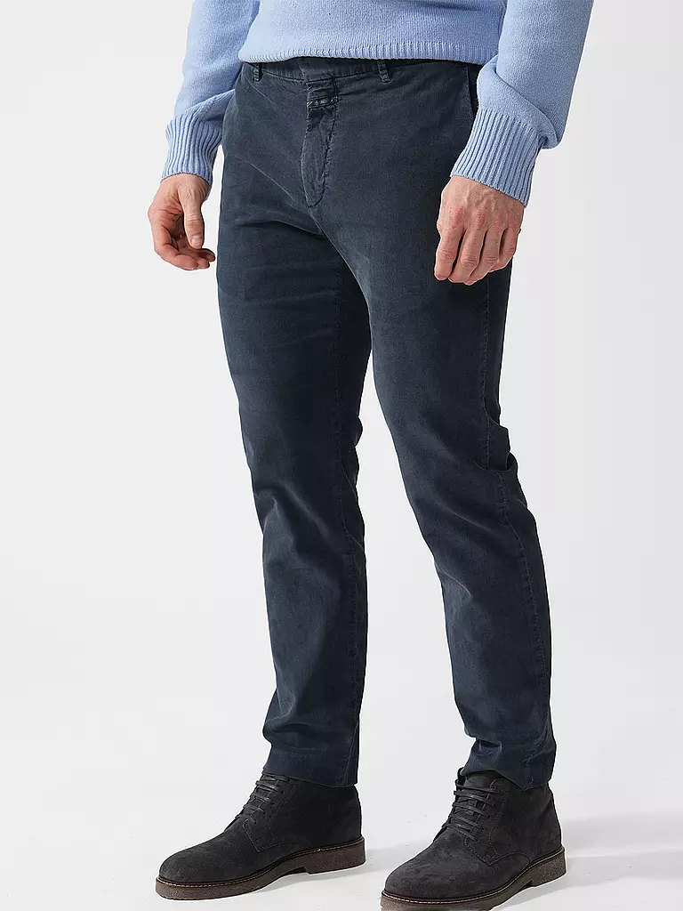 CLOSED | Cordhose Slim Fit CLIFTON | blau