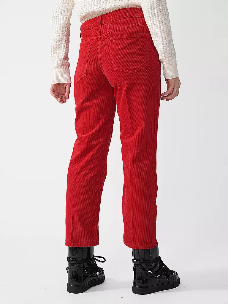 CLOSED | Cordhose Straight Fit 7/8 MILO | rot