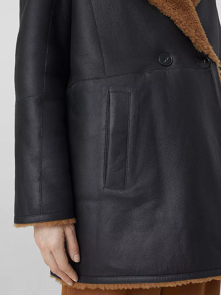 CLOSED | Felljacke - Wendejacke | braun
