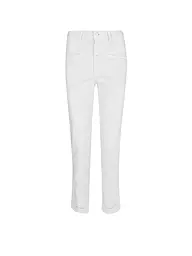 CLOSED | Jeans Mom Fit Pedal Pusher | weiss