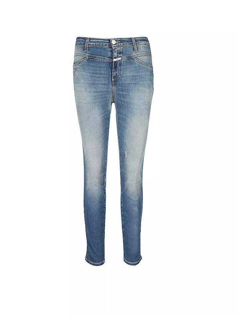 CLOSED | Jeans Skinny Fit Pusher 7/8  | blau