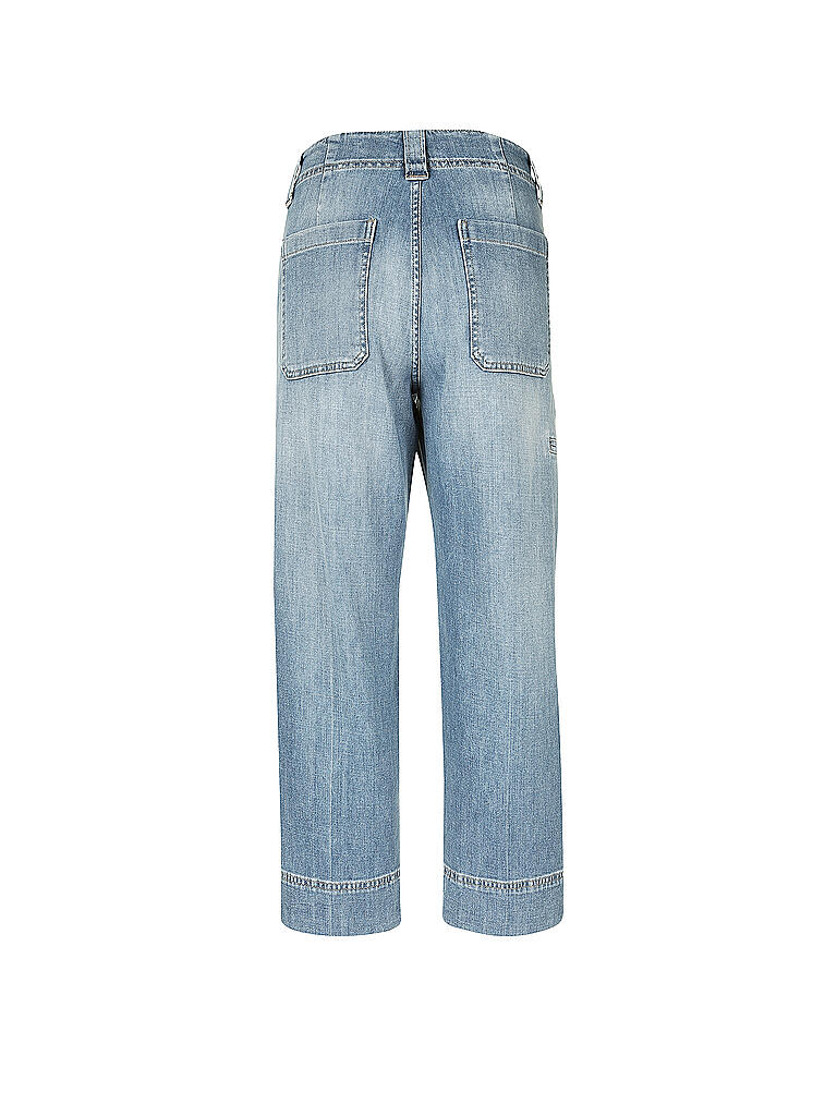 CLOSED | Jeans Straight Fit " Josy " 7/8 | blau