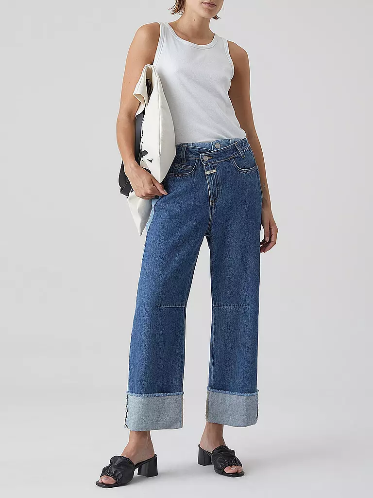 CLOSED | Jeans Wide Leg 7/8 AVERLY | dunkelblau