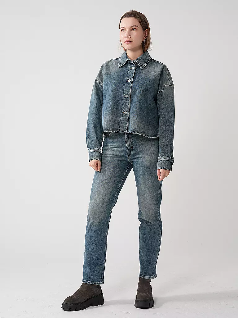 CLOSED | Jeansbluse  | blau