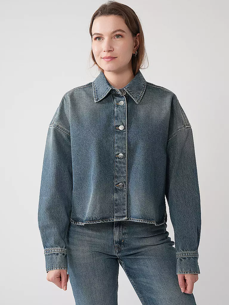 CLOSED | Jeansbluse  | blau
