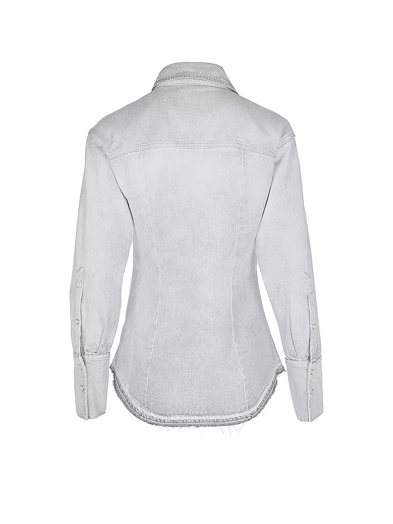 CLOSED | Jeansbluse | hellgrau