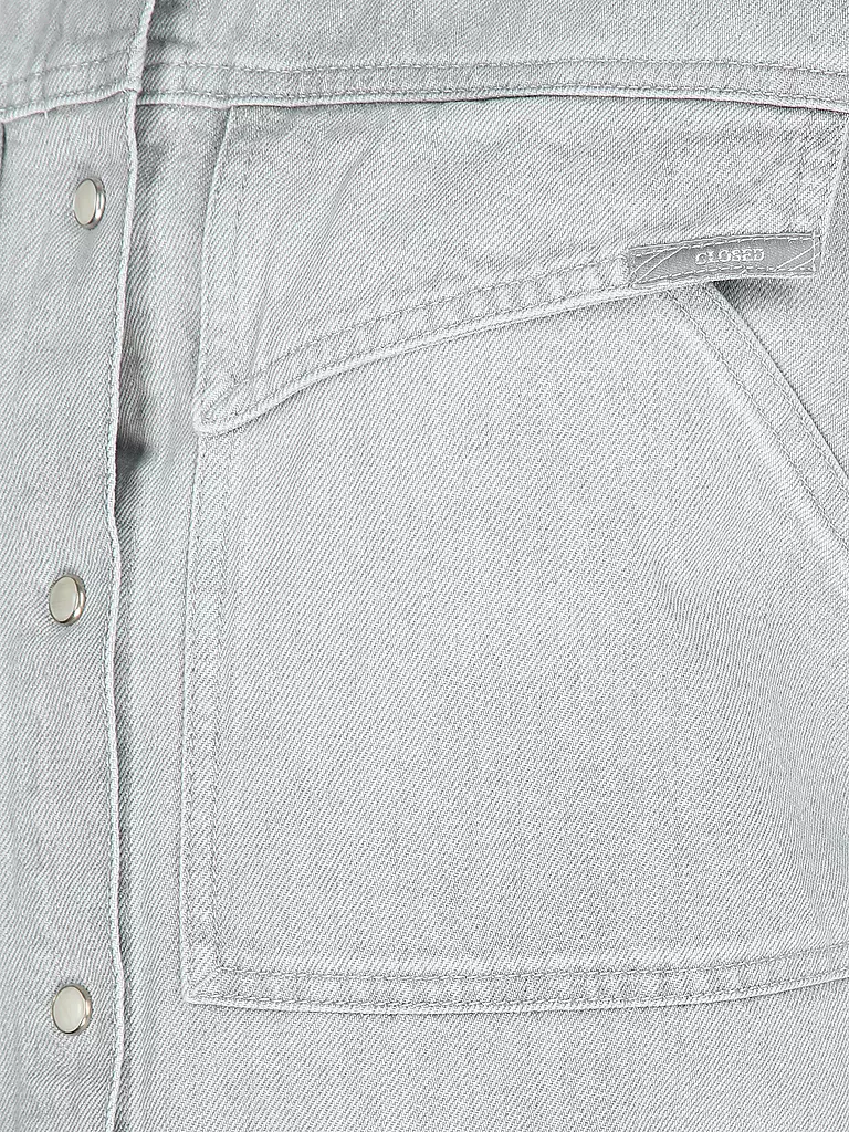 CLOSED | Jeansbluse | hellgrau