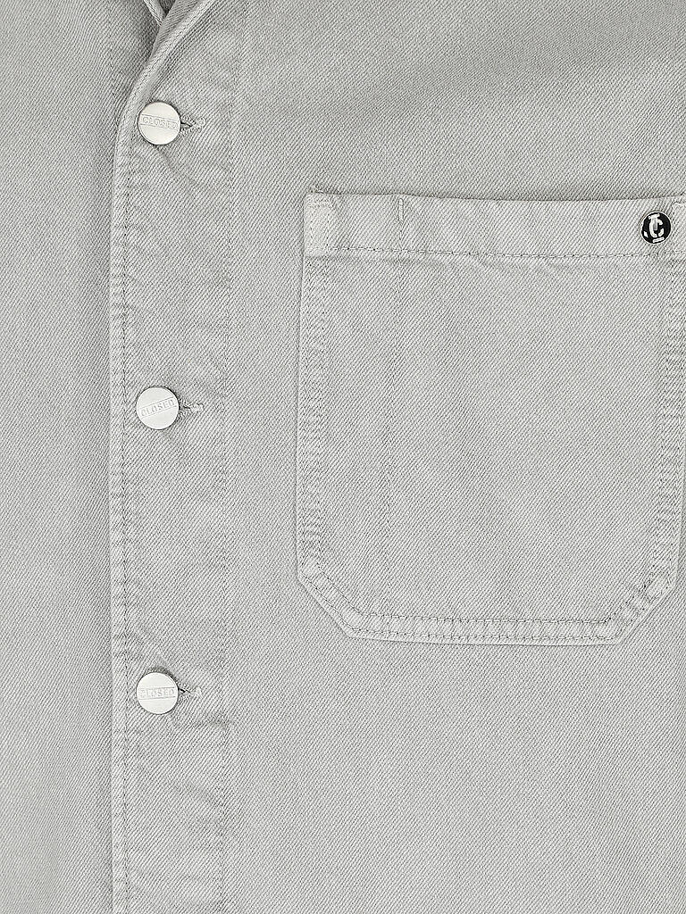 CLOSED | Jeansjacke - Worker Jacket | grau