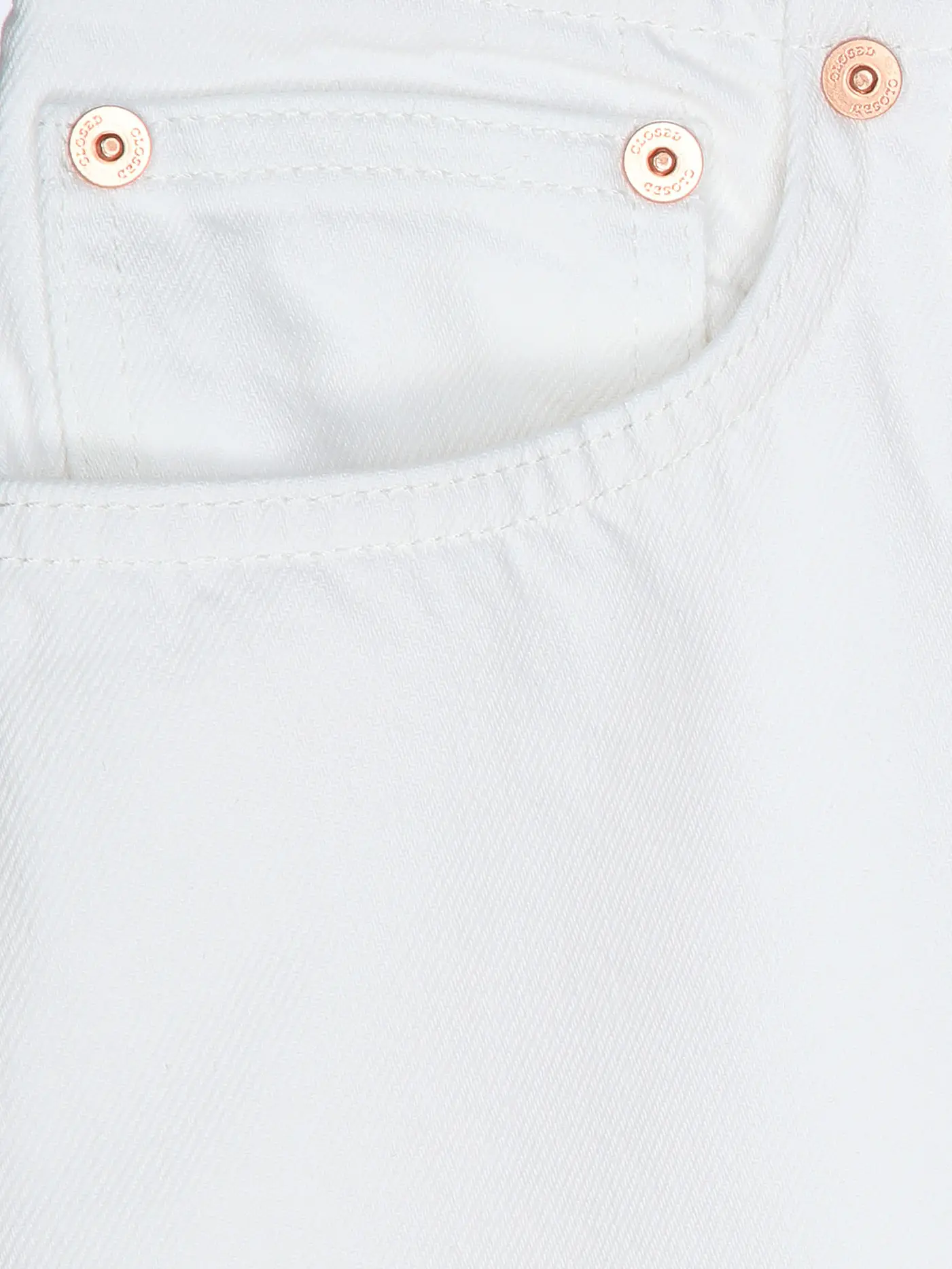 CLOSED | Jeansrock  | weiss