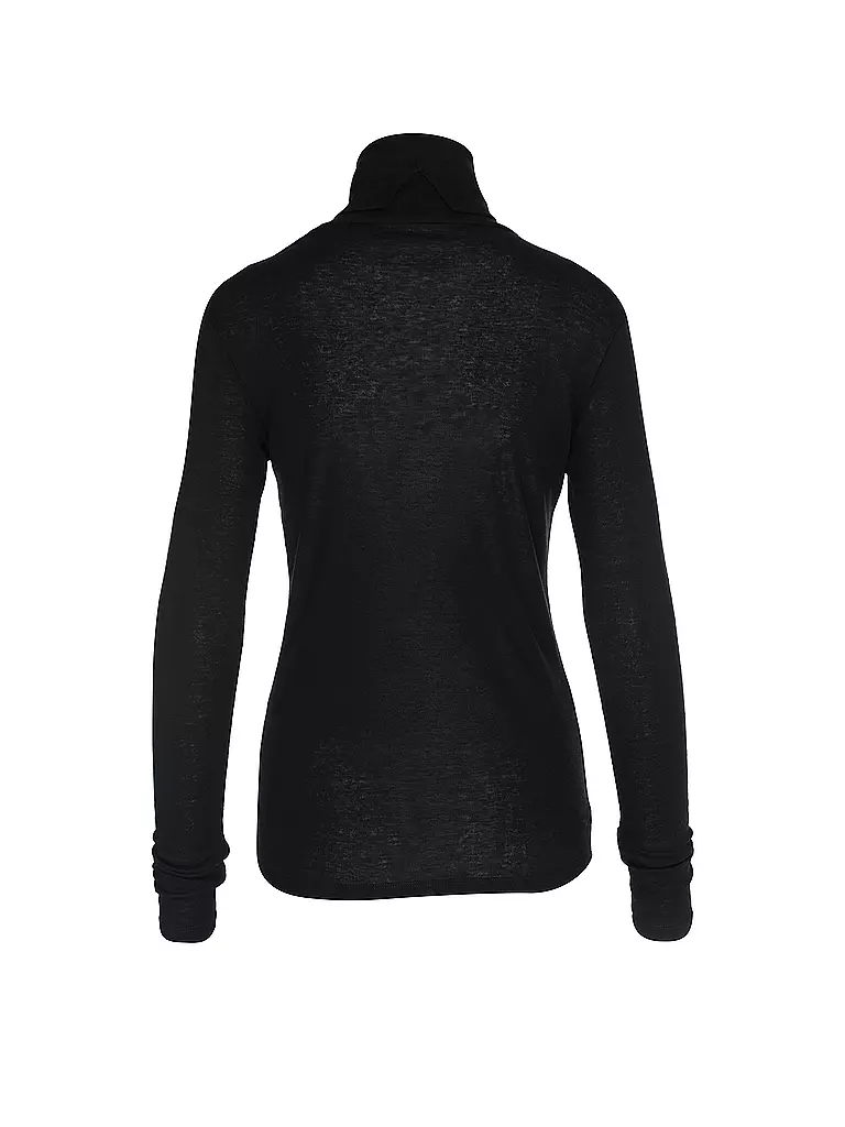 CLOSED | Rollkragenshirt | schwarz