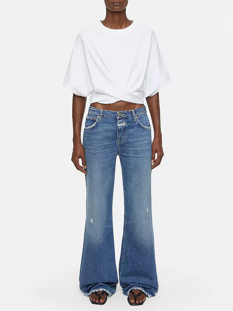 CLOSED | T-Shirt Cropped Fit  | weiss