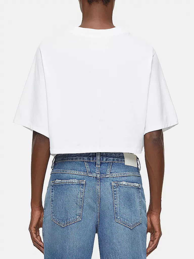 CLOSED | T-Shirt Cropped Fit  | weiss