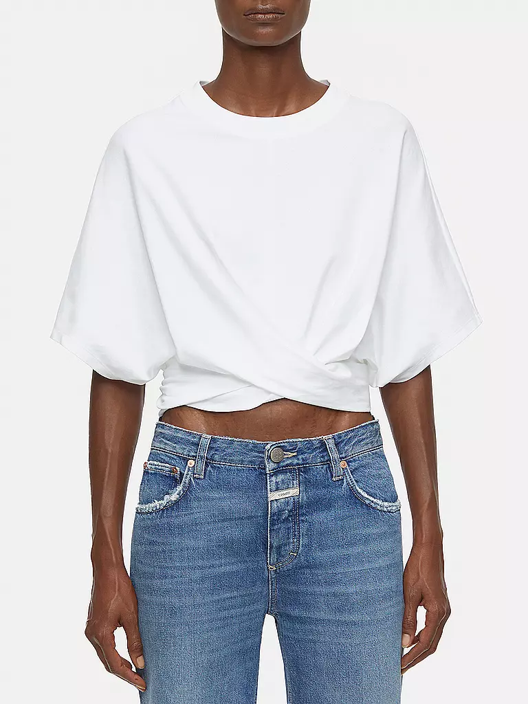 CLOSED | T-Shirt Cropped Fit | weiss