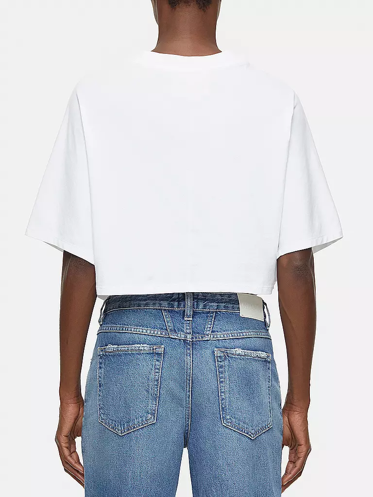 CLOSED | T-Shirt Cropped Fit | weiss