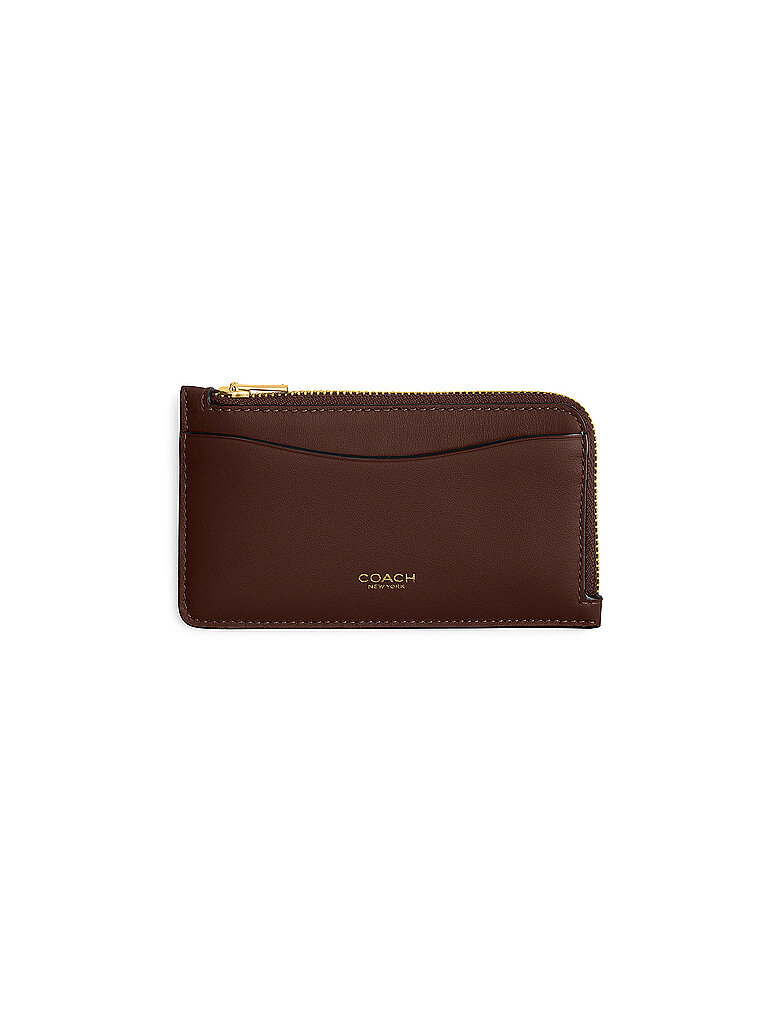 COACH Kartenetui NEW YORK braun