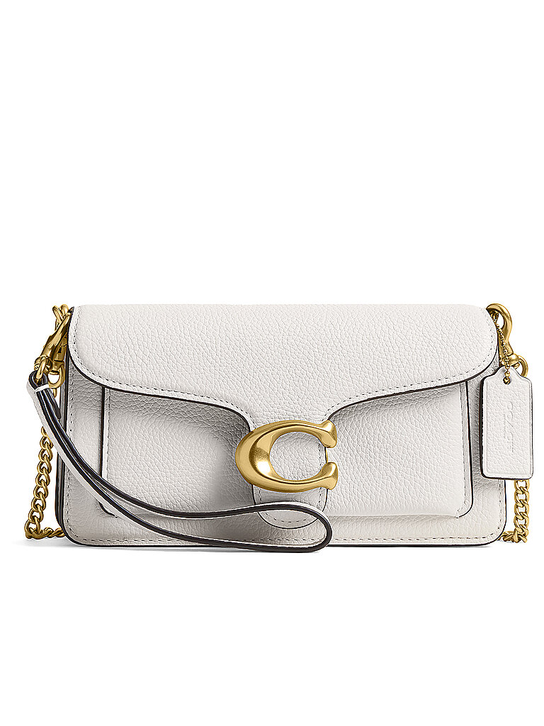 COACH Ledertasche - Umhängetasche TABBY creme