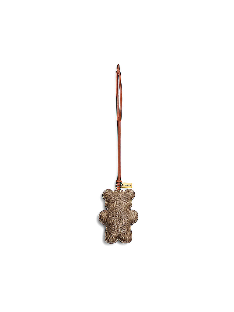 COACH Taschenanhänger camel