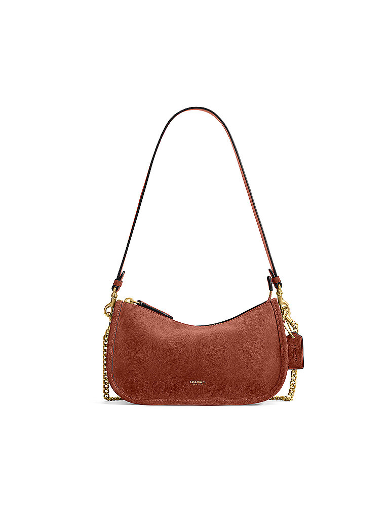 COACH Ledertasche - Umhängetasche WAVERLY camel damen