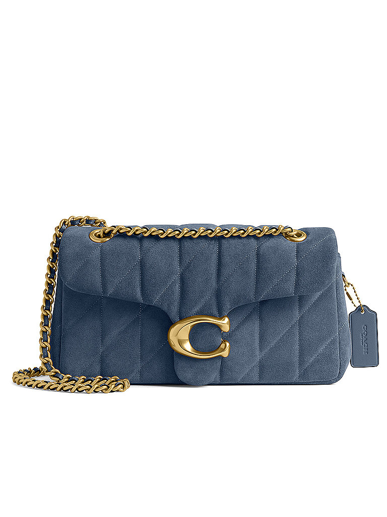 COACH Ledertasche - Umhängetasche TABBY  blau