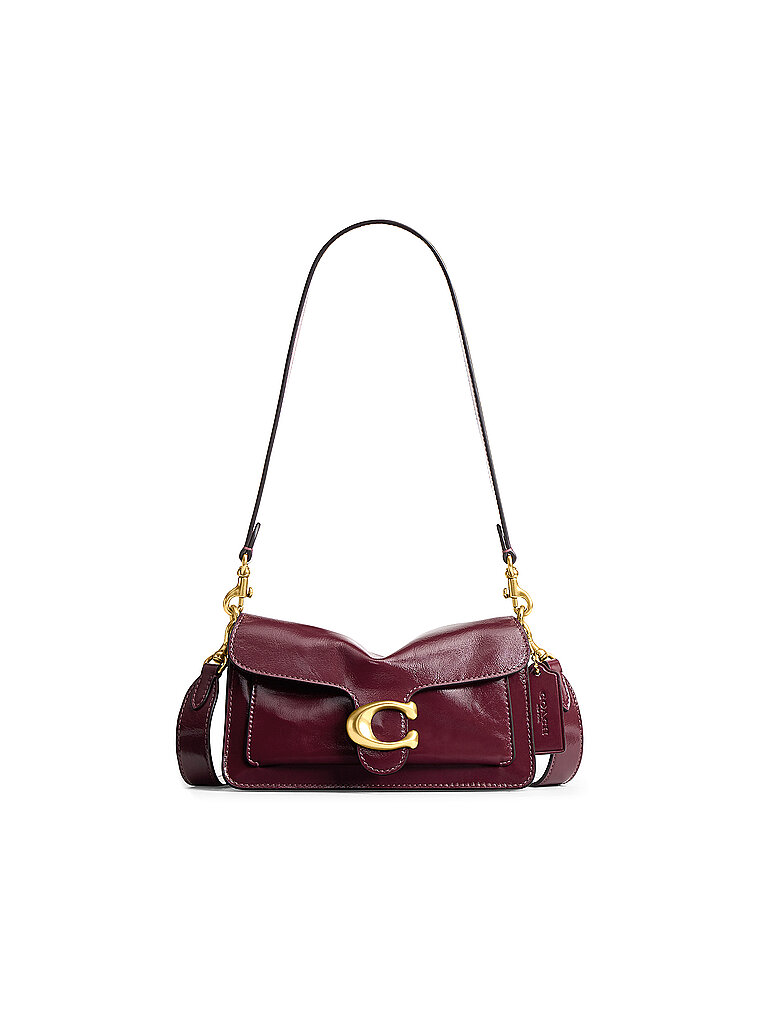 COACH Ledertasche - Umhängetasche TABBY 20 beere