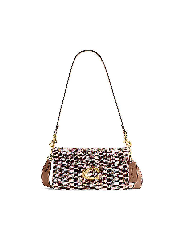 COACH Ledertasche - Umhängetasche SOFT TABBY 20 hellbraun