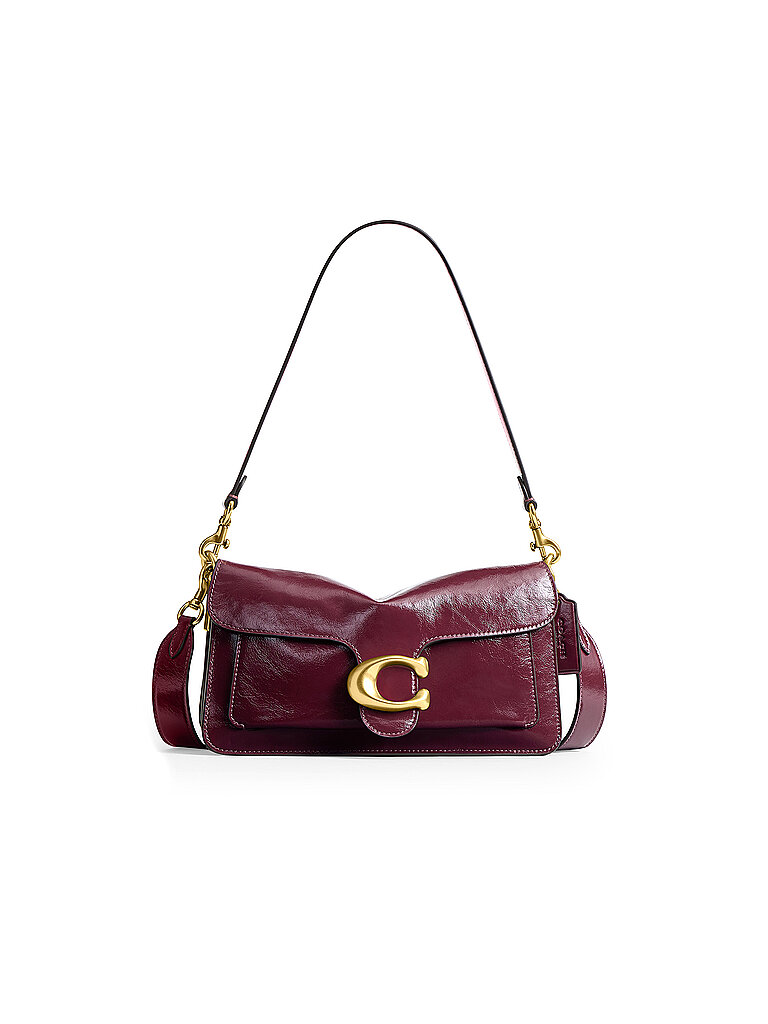 COACH Ledertasche - Umhängetasche TABBY 26 beere