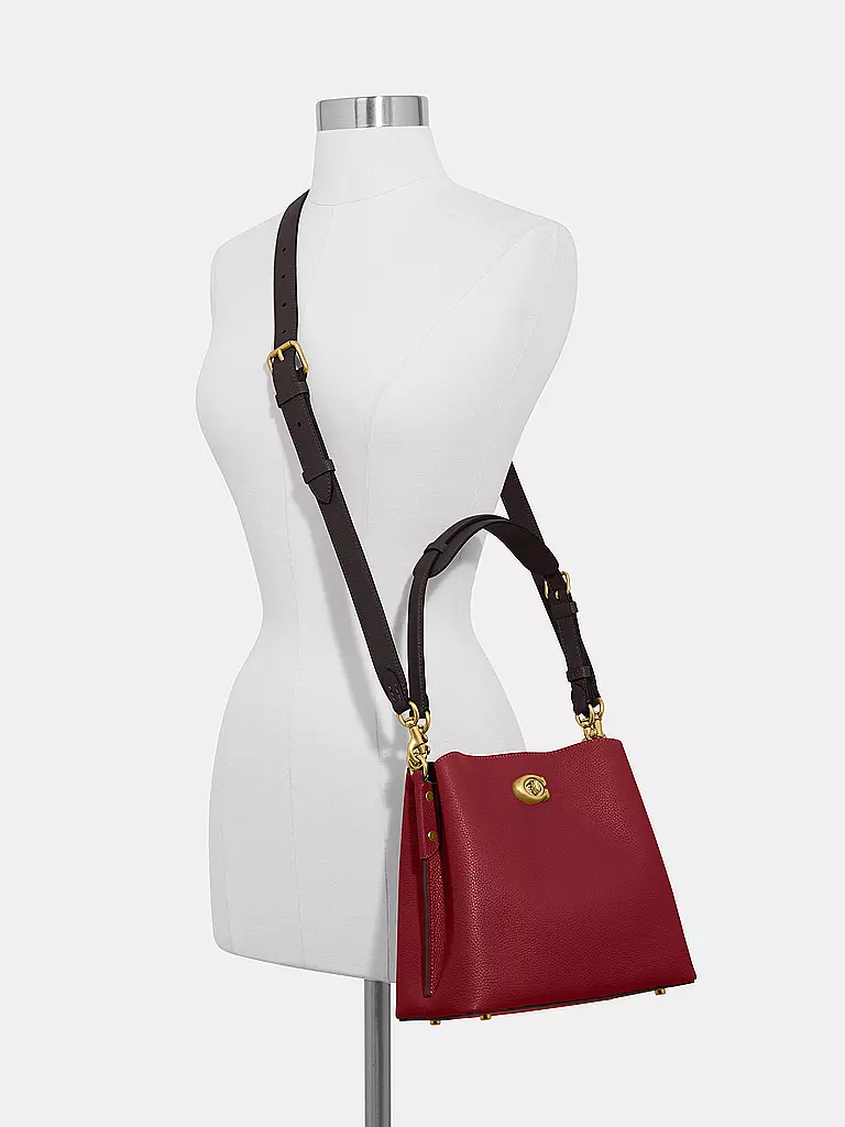 COACH | Ledertasche - Bucket Bag  | rot