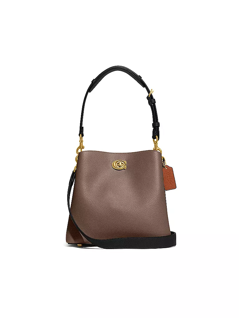 COACH | Ledertasche - Bucket Bag WILLOW | grau