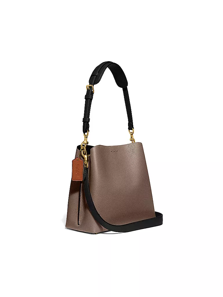 COACH | Ledertasche - Bucket Bag WILLOW | grau