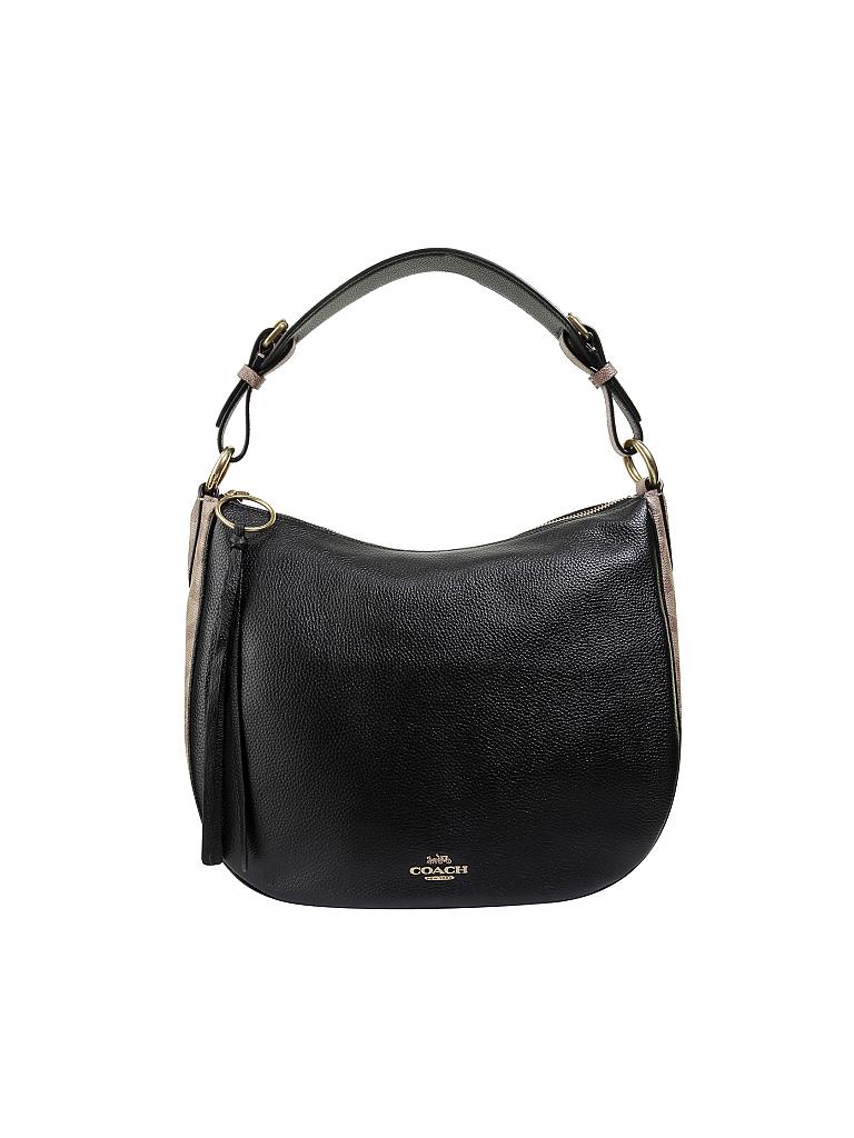 COACH | Ledertasche - Hobo "Sutton" | schwarz