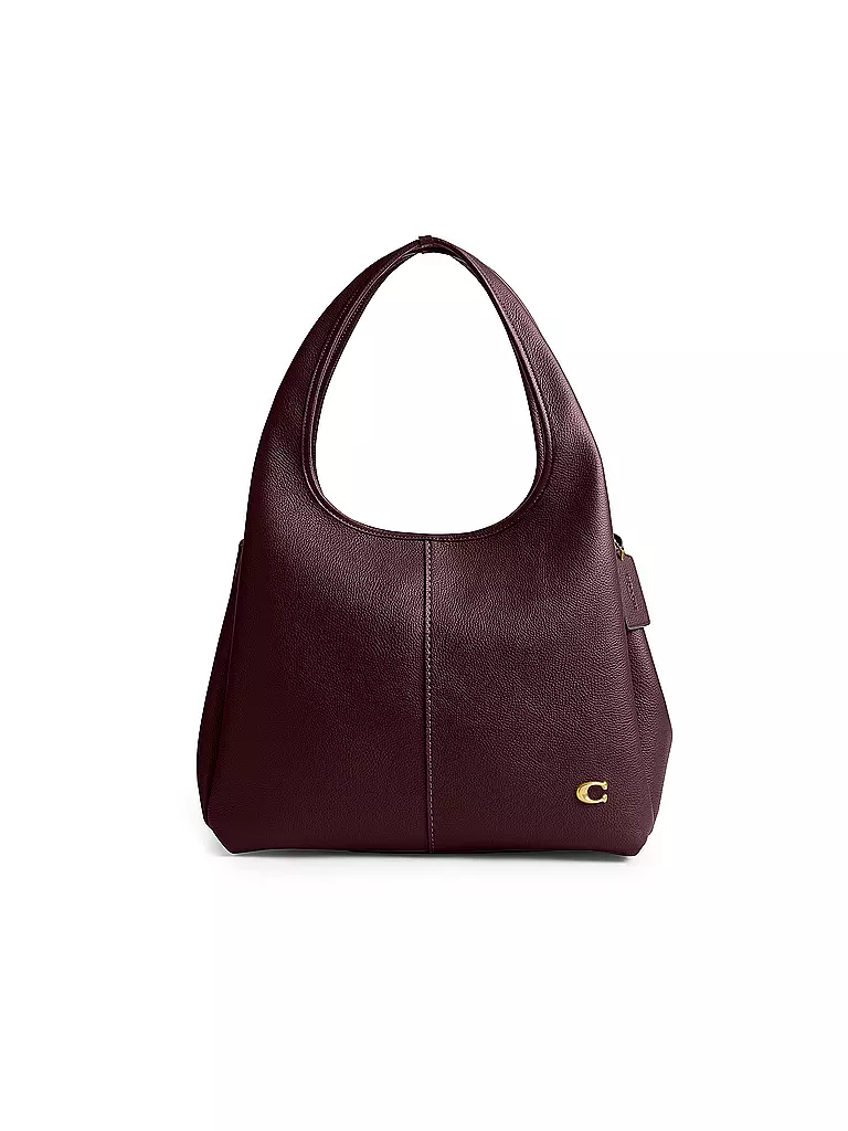 COACH | Ledertasche - Hobo LANA  | dunkelrot