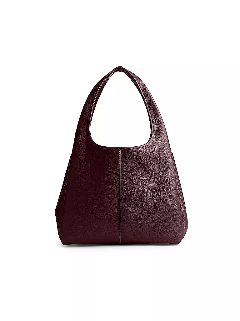 COACH | Ledertasche - Hobo LANA  | dunkelrot