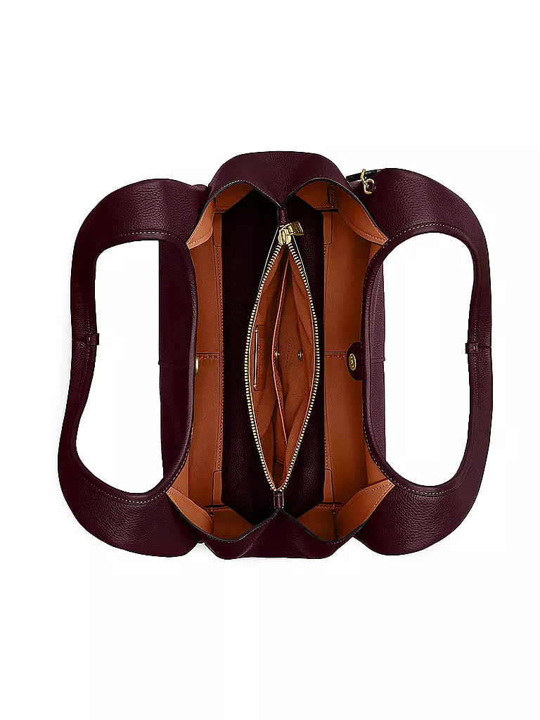 COACH | Ledertasche - Hobo LANA  | dunkelrot