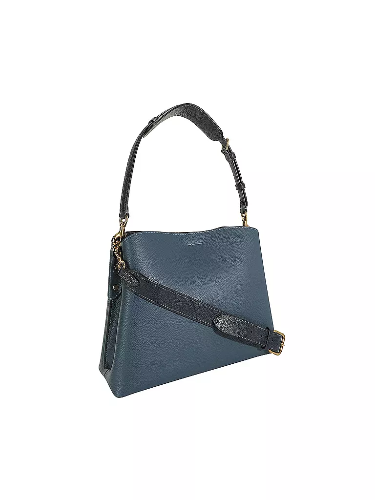 COACH | Ledertasche - Hobo WILLOW  | dunkelblau