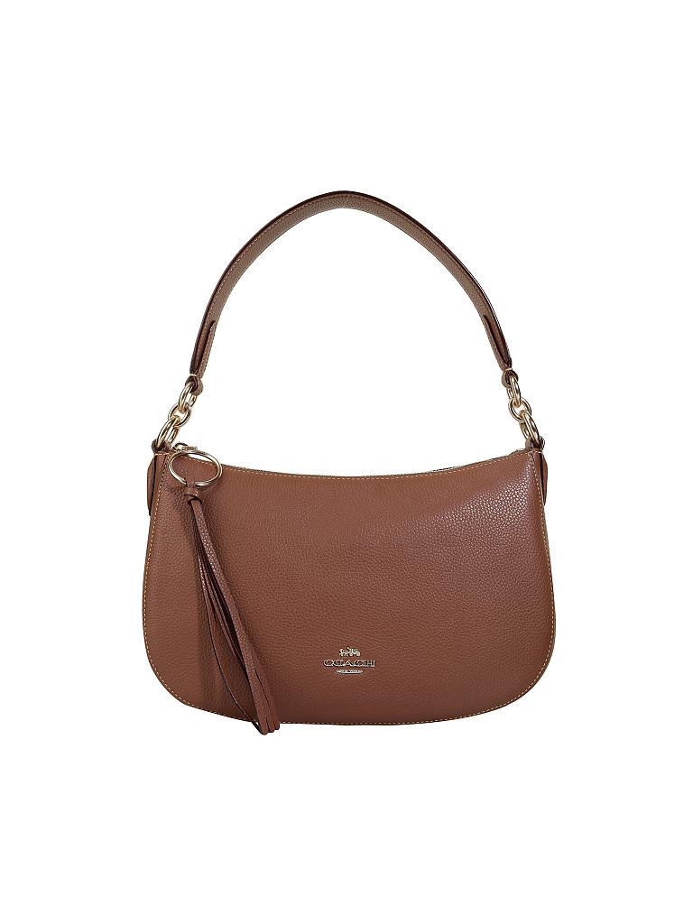 COACH | Ledertasche - Hobo-Bag "Sutton" | braun
