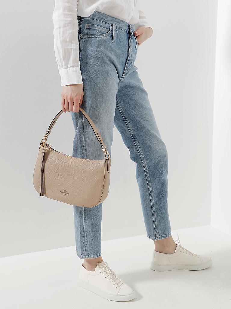 COACH | Ledertasche - Hobo-Bag "Sutton" | beige