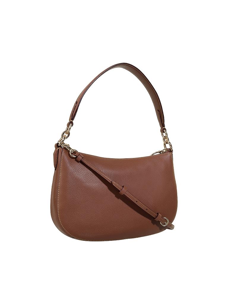 COACH | Ledertasche - Hobo-Bag "Sutton" | braun