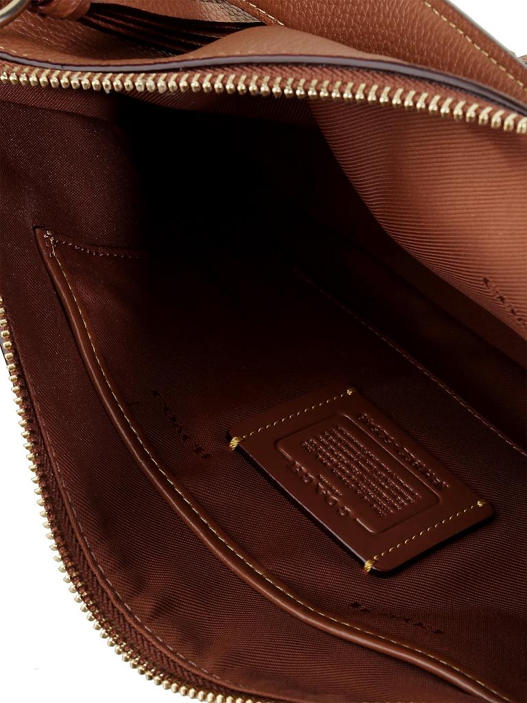 COACH | Ledertasche - Hobo-Bag "Sutton" | braun