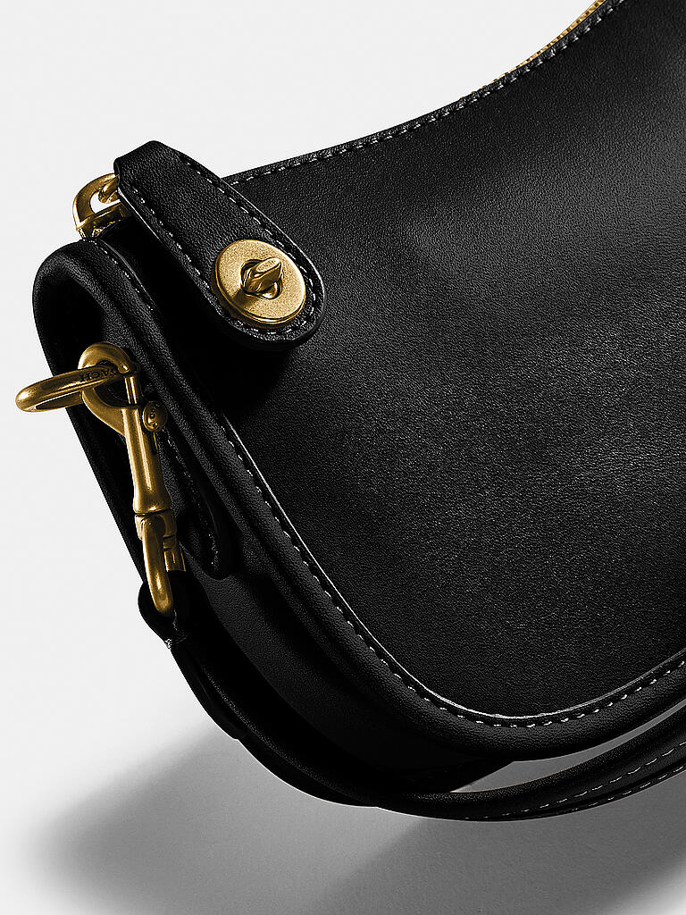 COACH | Ledertasche - Mini Bag Swinger 20 | schwarz